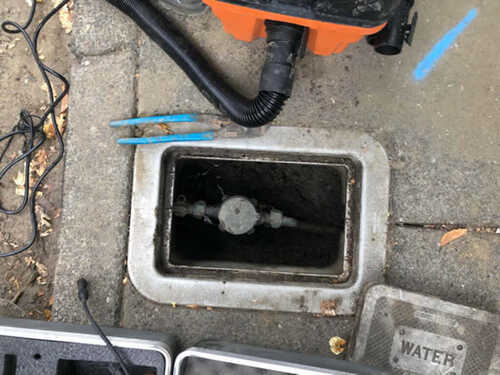 Water meter box inspection and maintenance